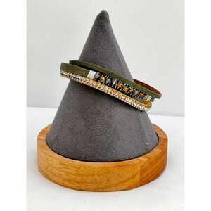 Triple Strand Leather Bracelet